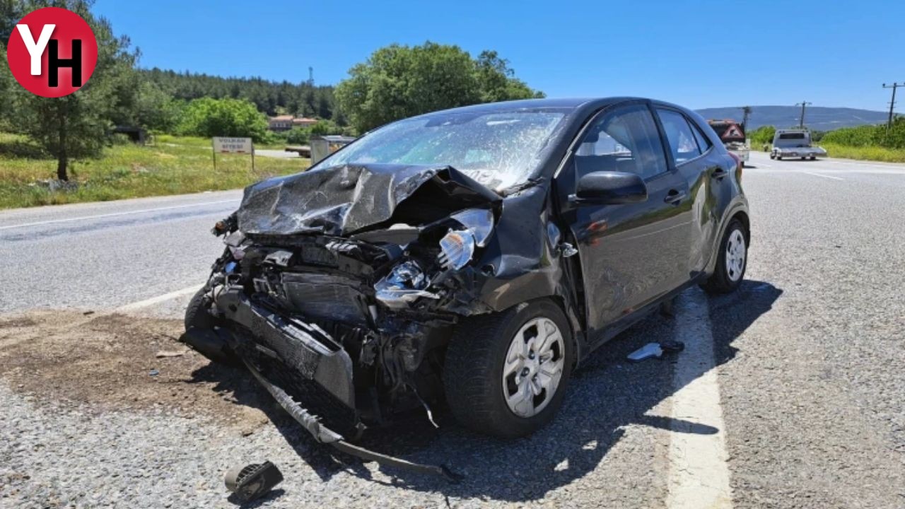 Muğla Denizli Yolu Yeniköy'de Trafik Kazası 1 Ölü, 2 Yaralı (1)