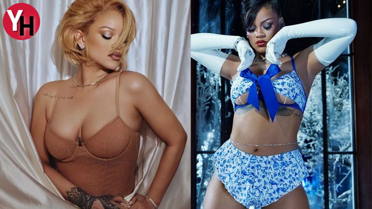 Rihanna, İç Çamaşırı Modasında Yine Fark Yarattı! (2)